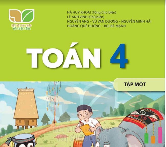 sach giao khoa toan 4 tap 1 ket noi tri thuc
